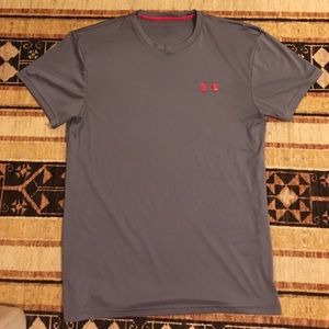 Gray Under Armour athletic tee