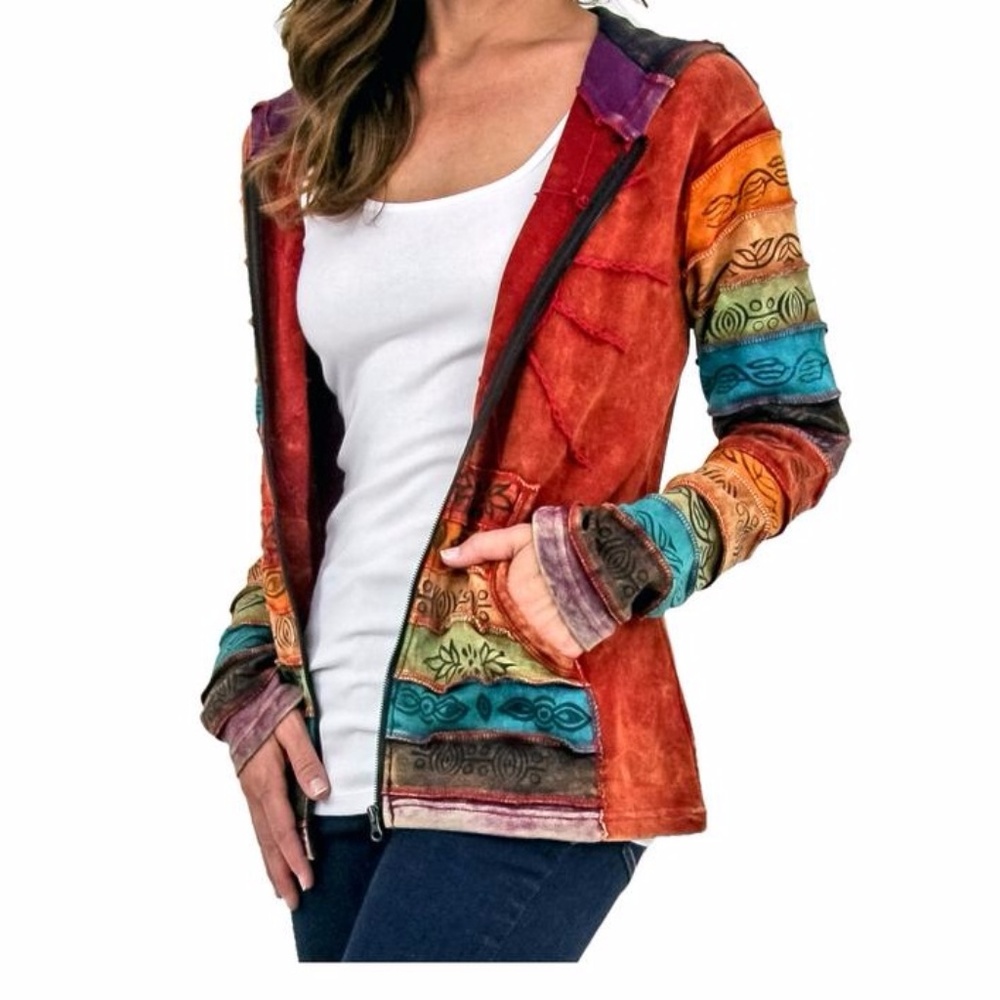 Greater Good Rainbow Chakra Hoodie