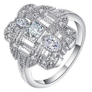 White Sapphire Wedding Ring Size 7