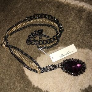 Kenneth Cole Amethyst Pendant 18" Necklace