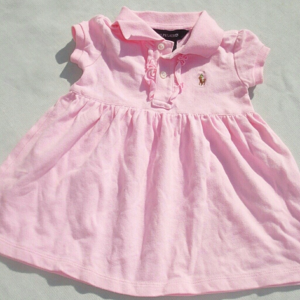 Ralph Lauren pink polo dress