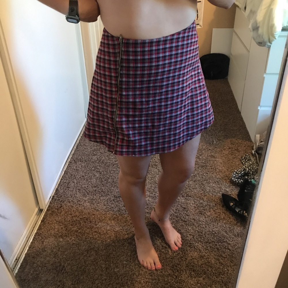 Plaid skirt