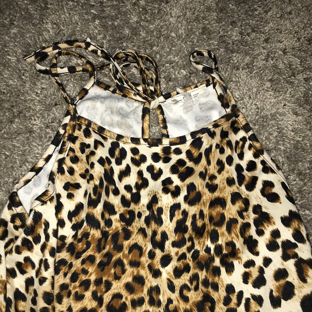 Leopard romper - for summer.