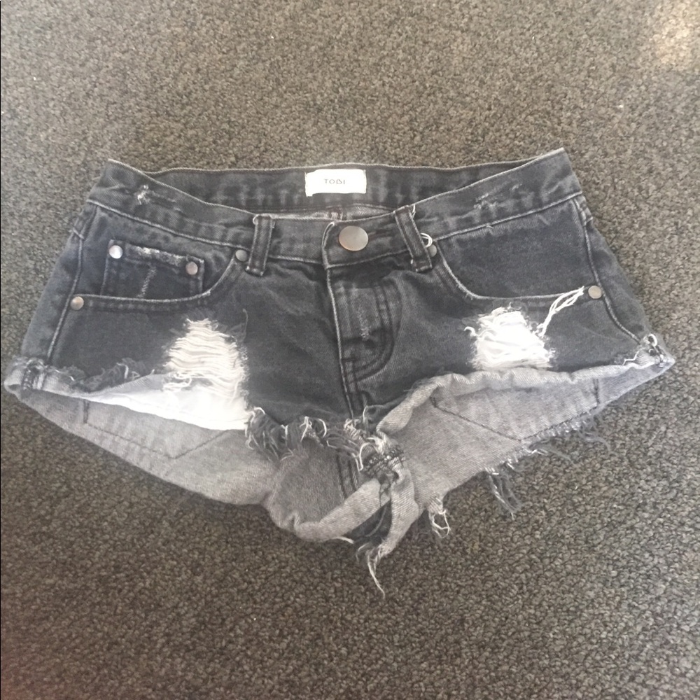 Dark grey Jean shorts