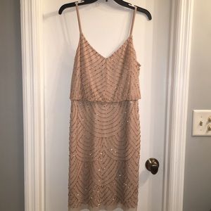 Adrianna Papell sequin dress
