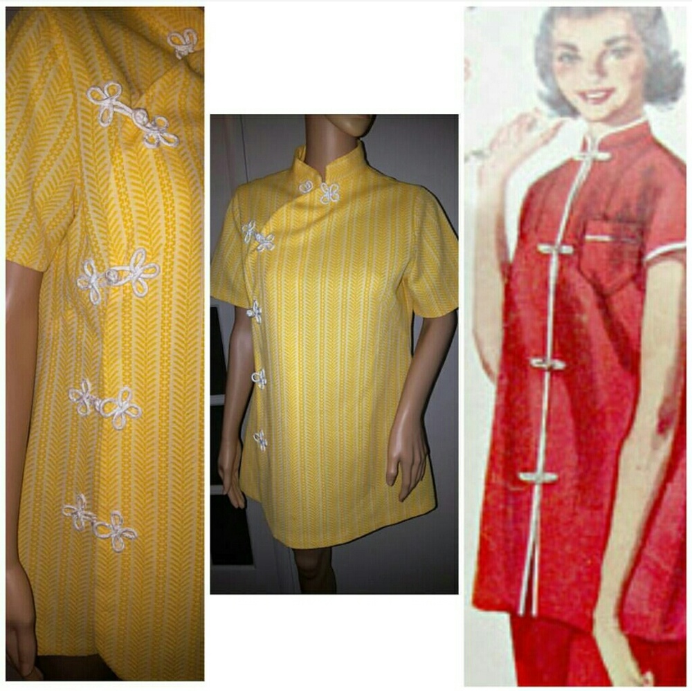 Authentic 1960 mandarin top