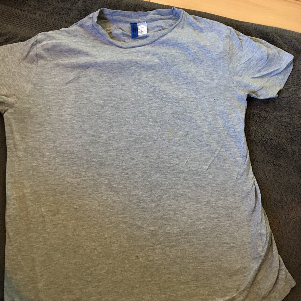 Grey blank shirt