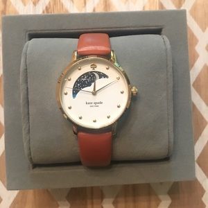 Genuine Leather Kate Spade Martini Watch