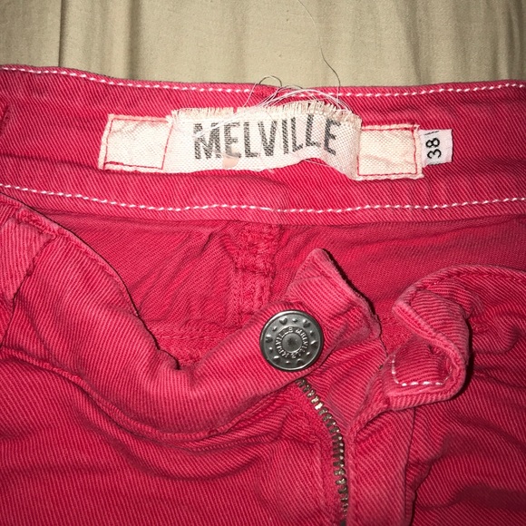 Red Brandy Melville shorts - Picture 3 of 3