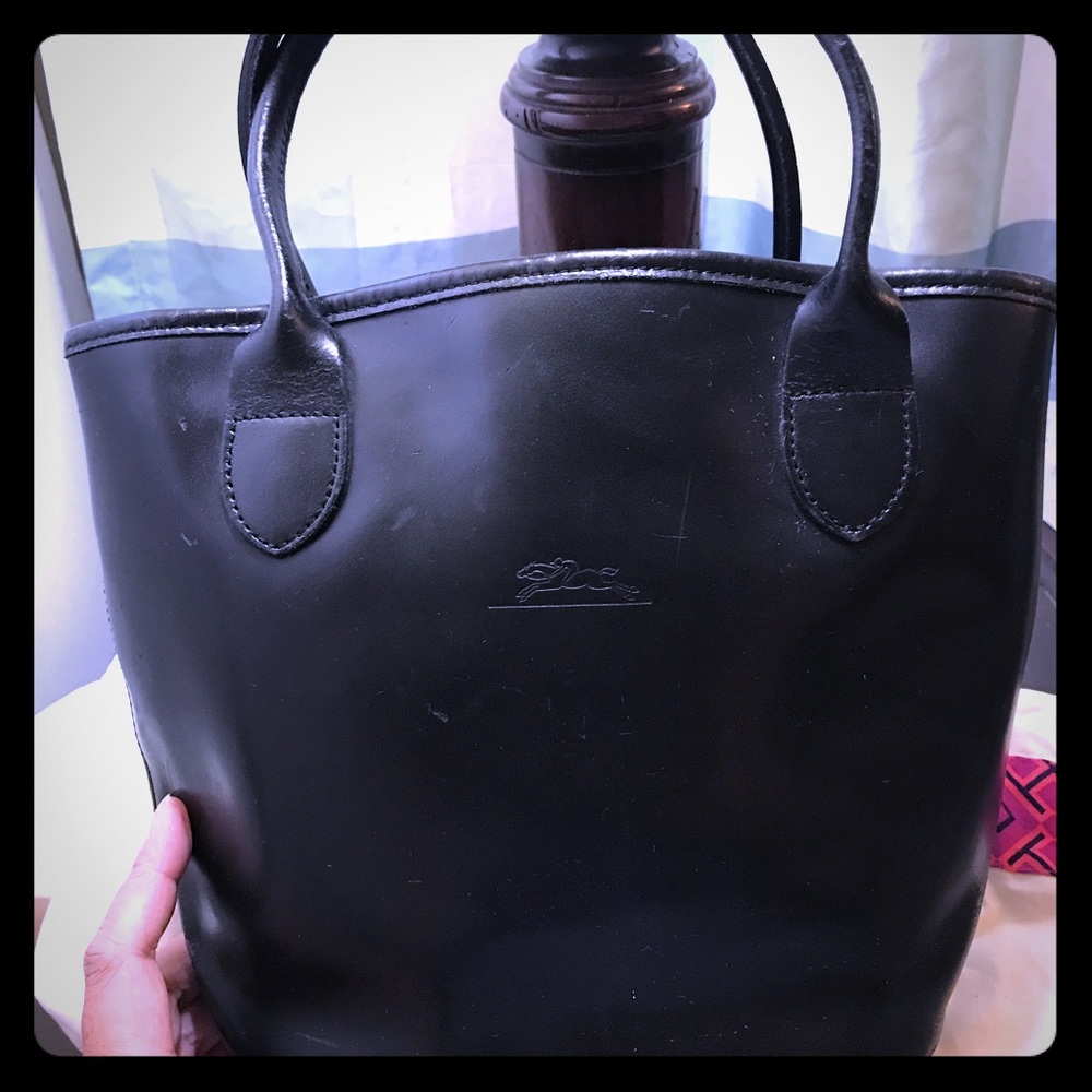 Longchamp Tote Vintage! Black small size