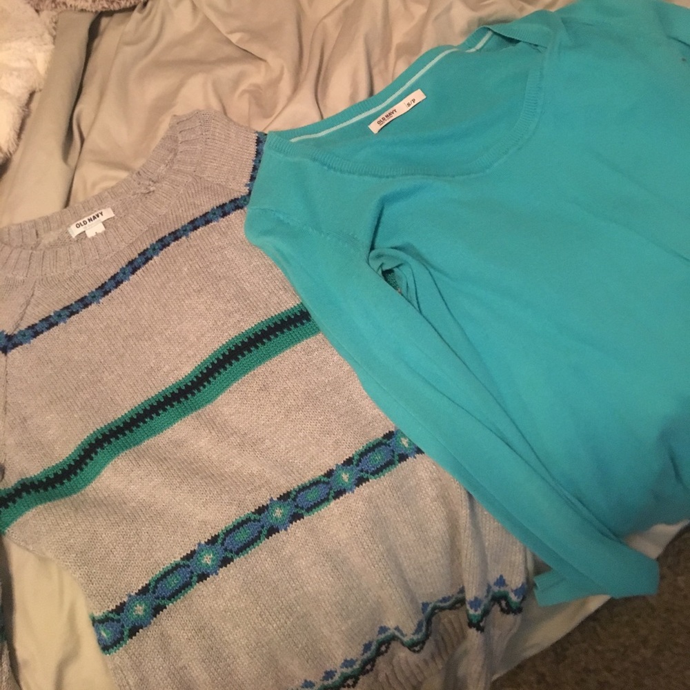Two old navy sweaters size small