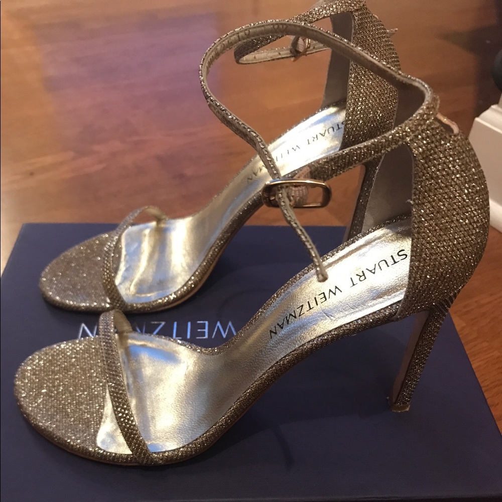 Stuart Weitzman Nudistsong Platinum Noir