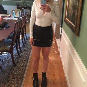 American apparel white bodysuit