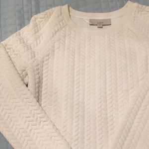 Loft ivory sweater