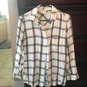 Old Navy Plaid Button Down