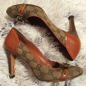 Worn Gucci heels