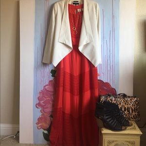 Blood Orange Eyelet Sundress