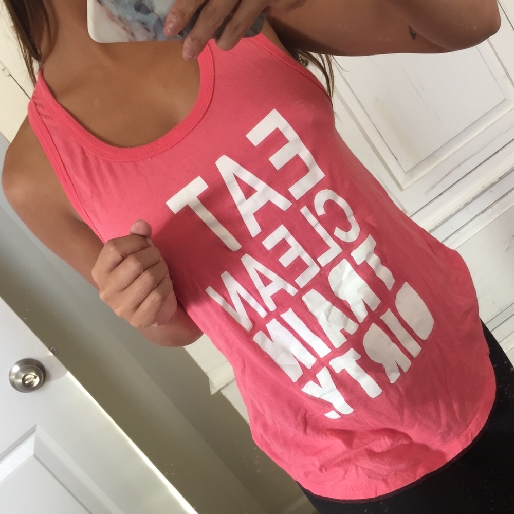 🚫SOLD🚫Cute gym tank top pink