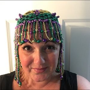 Beaded  headdress headpiece