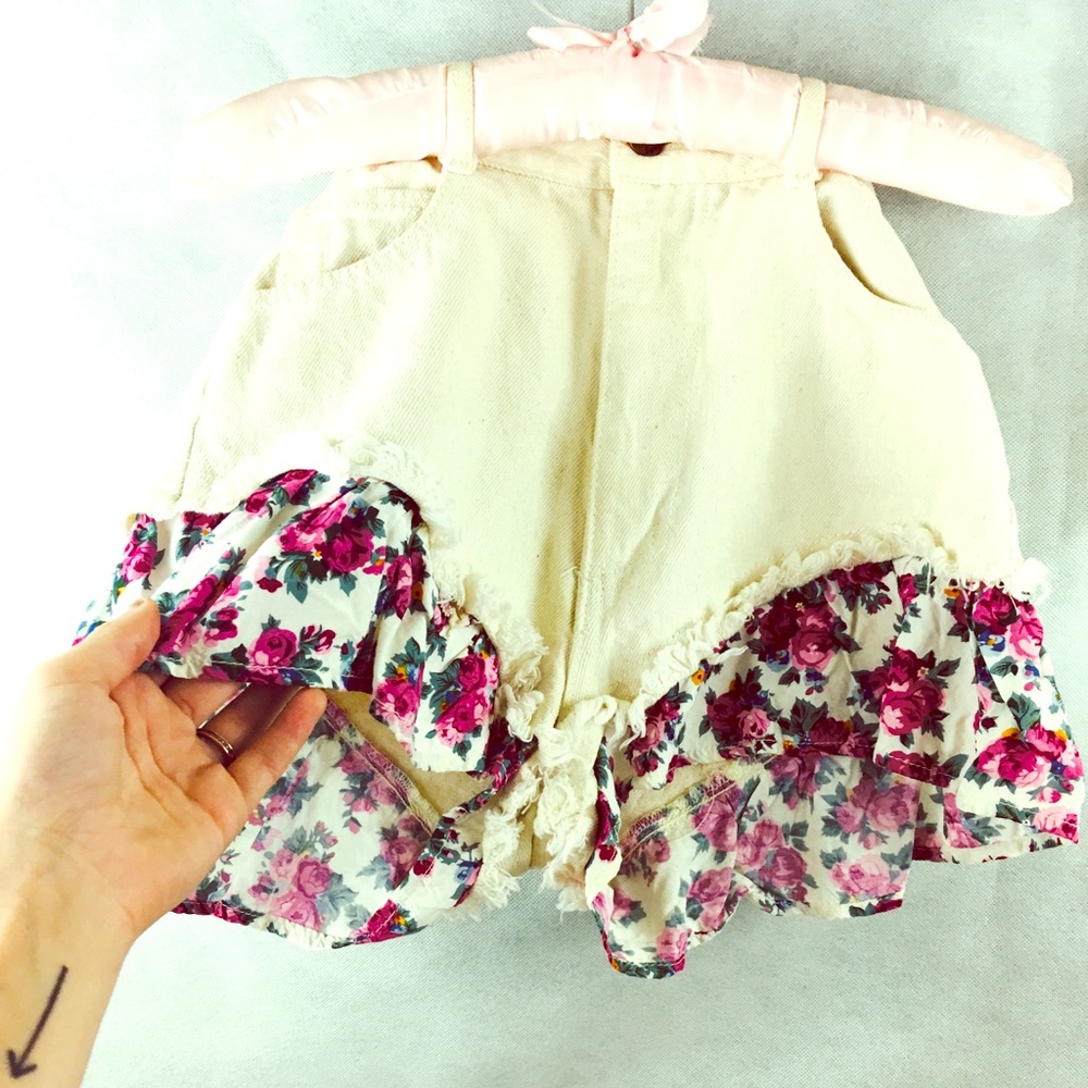 Paris Blues Vintage High Rise Shorts