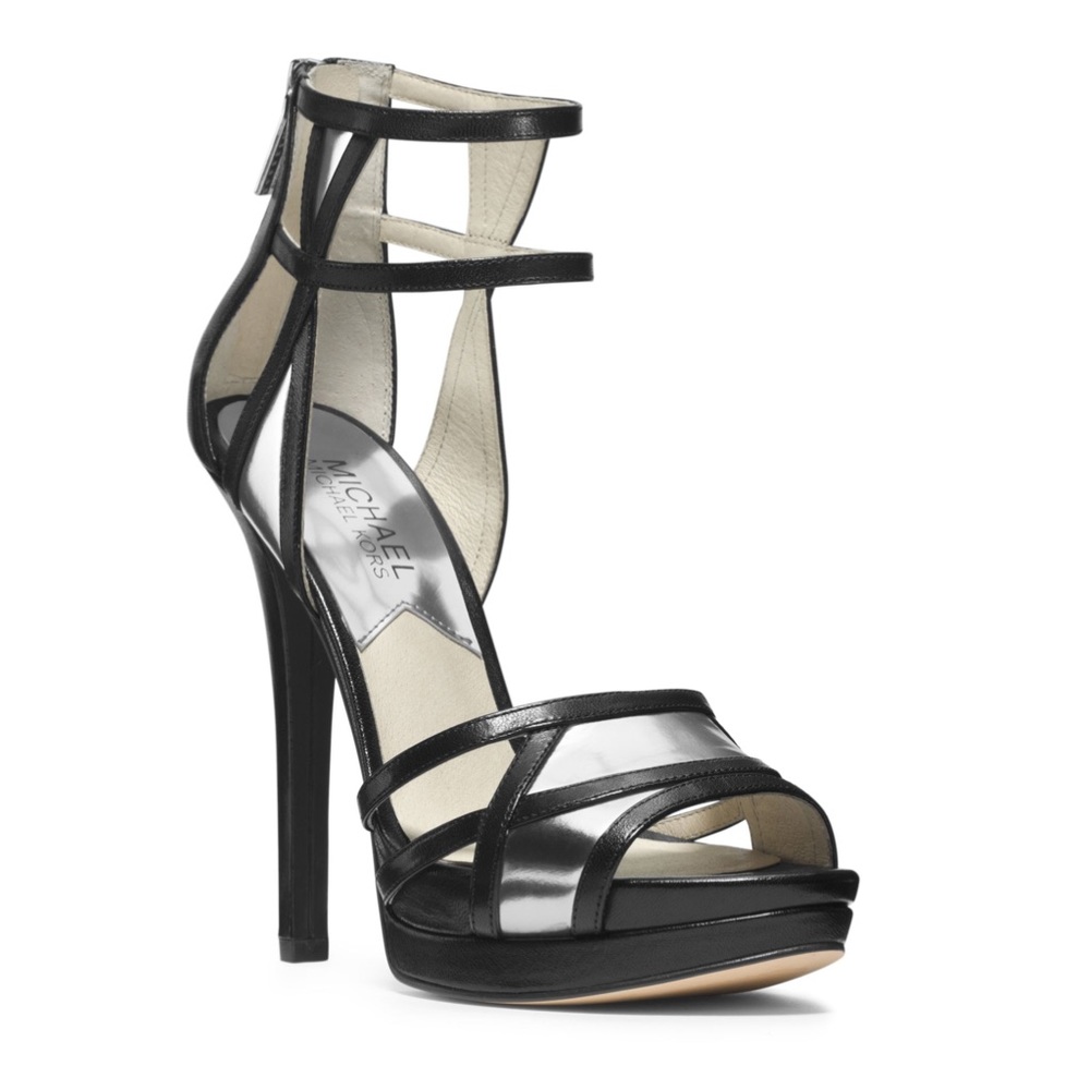 Michael Kors Jaida Back Zip Platform Heel