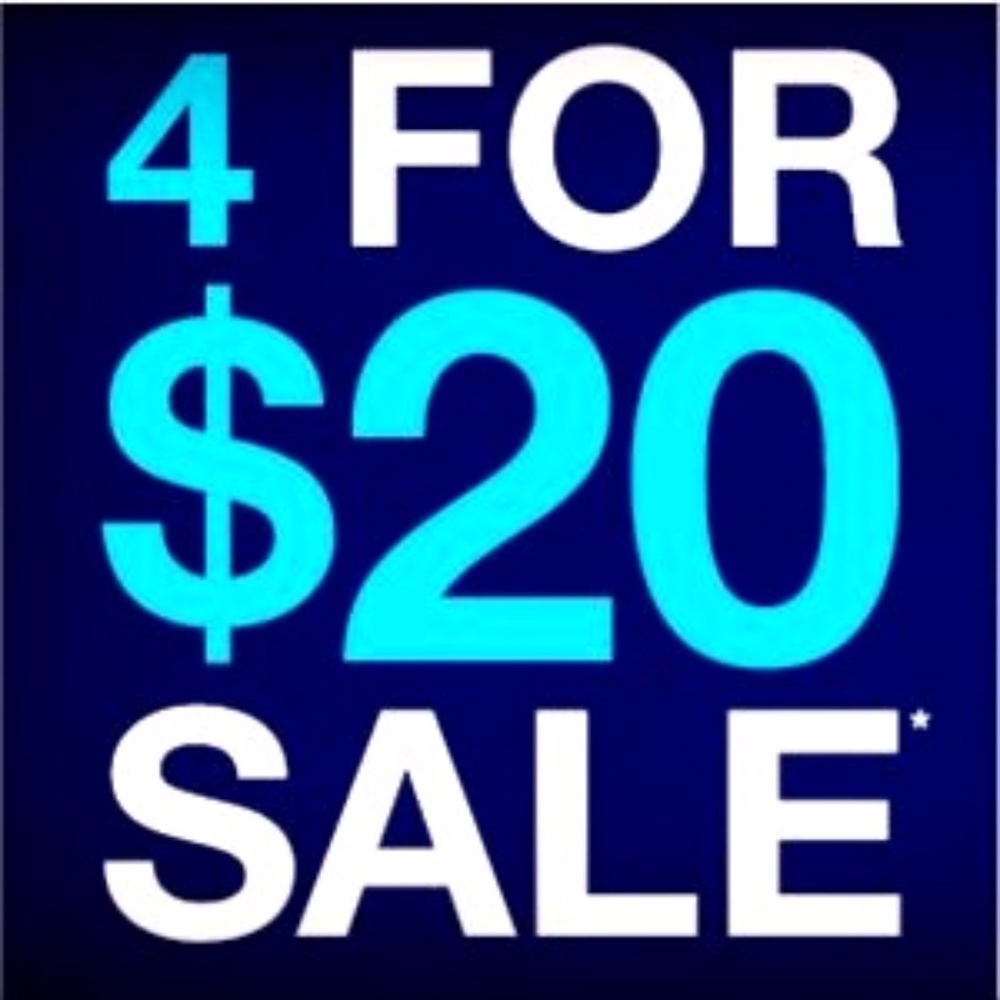 FINAL SALE Buy Two for 10.00 or Four for $20.00