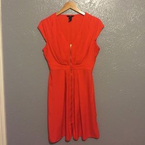 Red-Orange dress