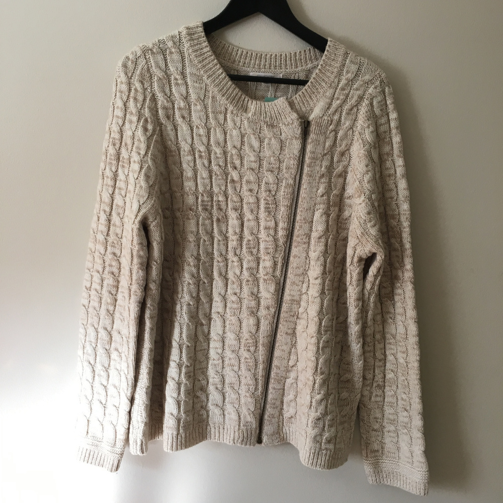41 Hawthorn Stitch Fix Asymmetrical Zip Sweater
