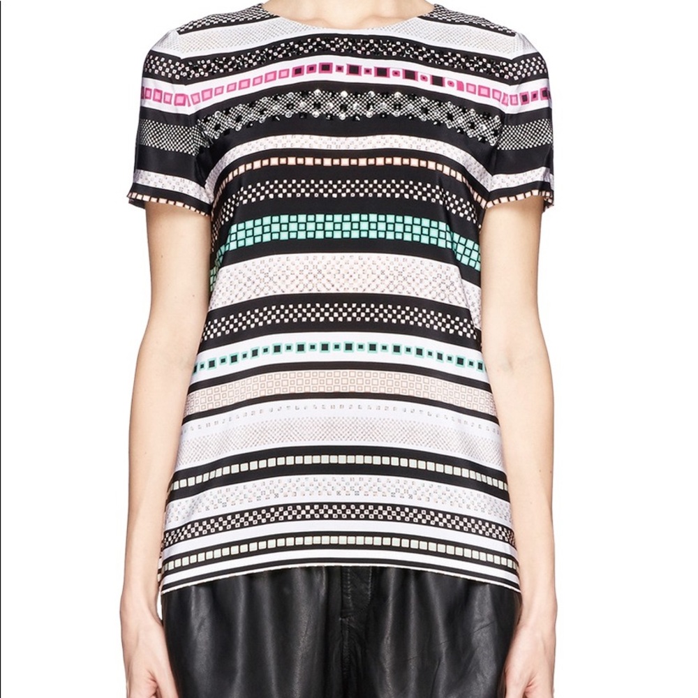 DVF silk blouse