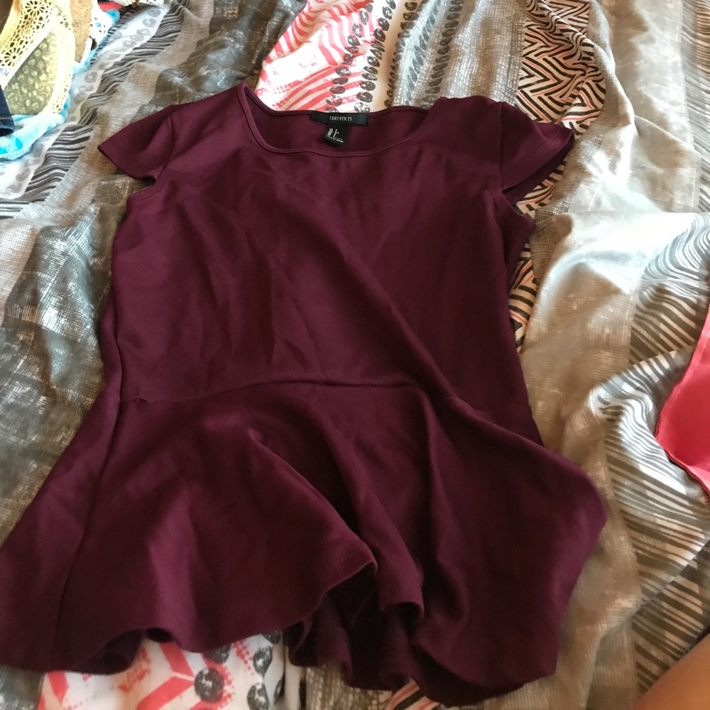 Maroon Top