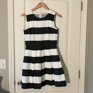 Gap Blue and White Stripe Dress