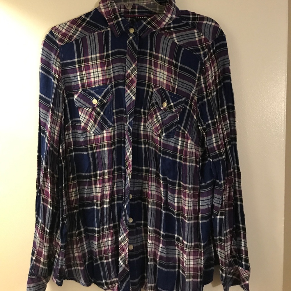 Torrid Plaid Shirt