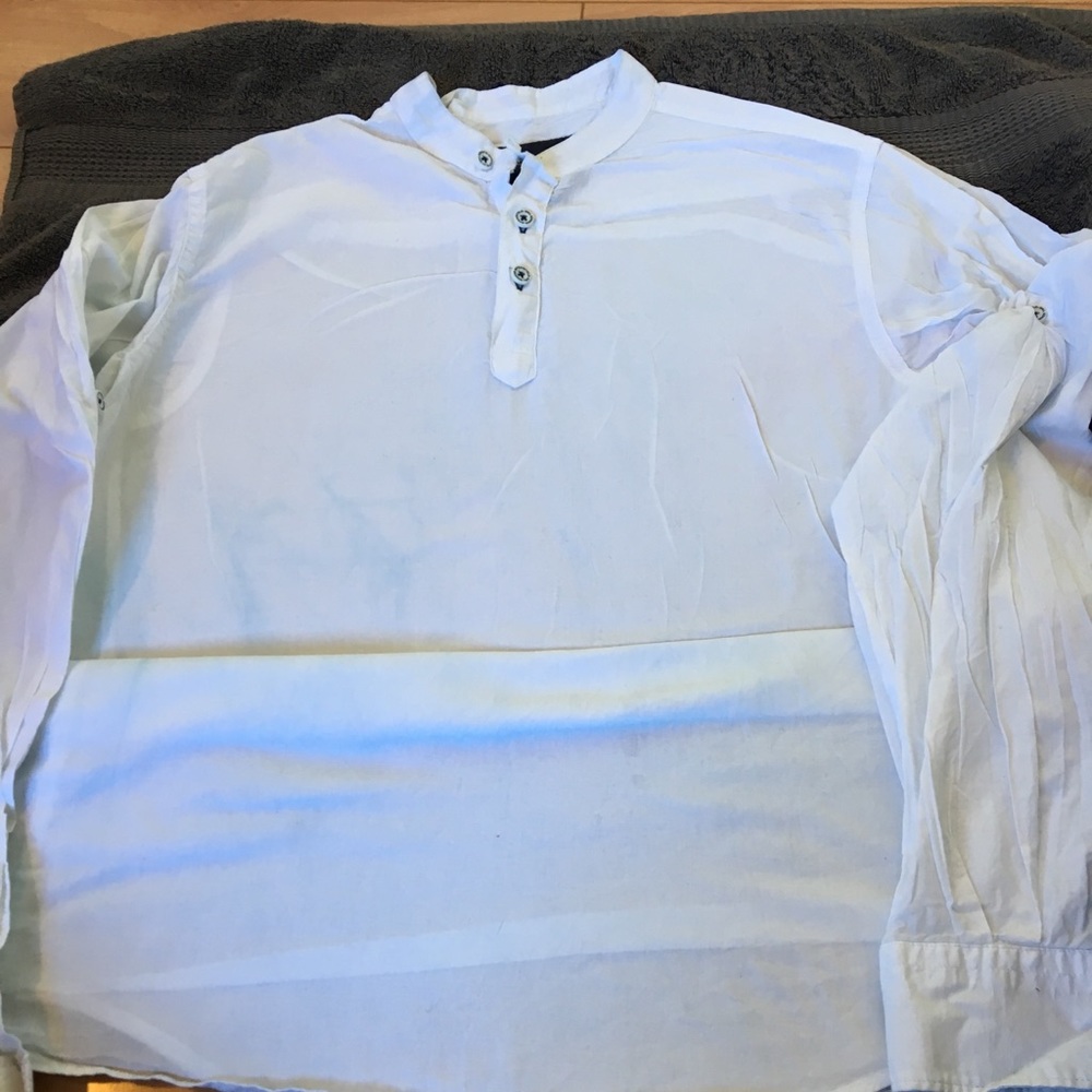 Springfield custom fit dress shirt (white)