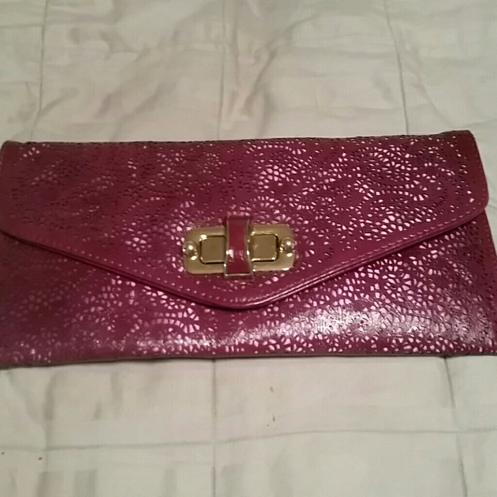 NEW Magenta Clutch