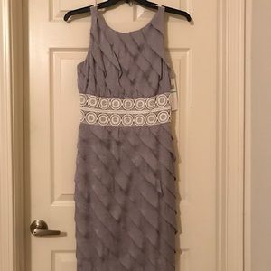 Maggy L pewter colored dress