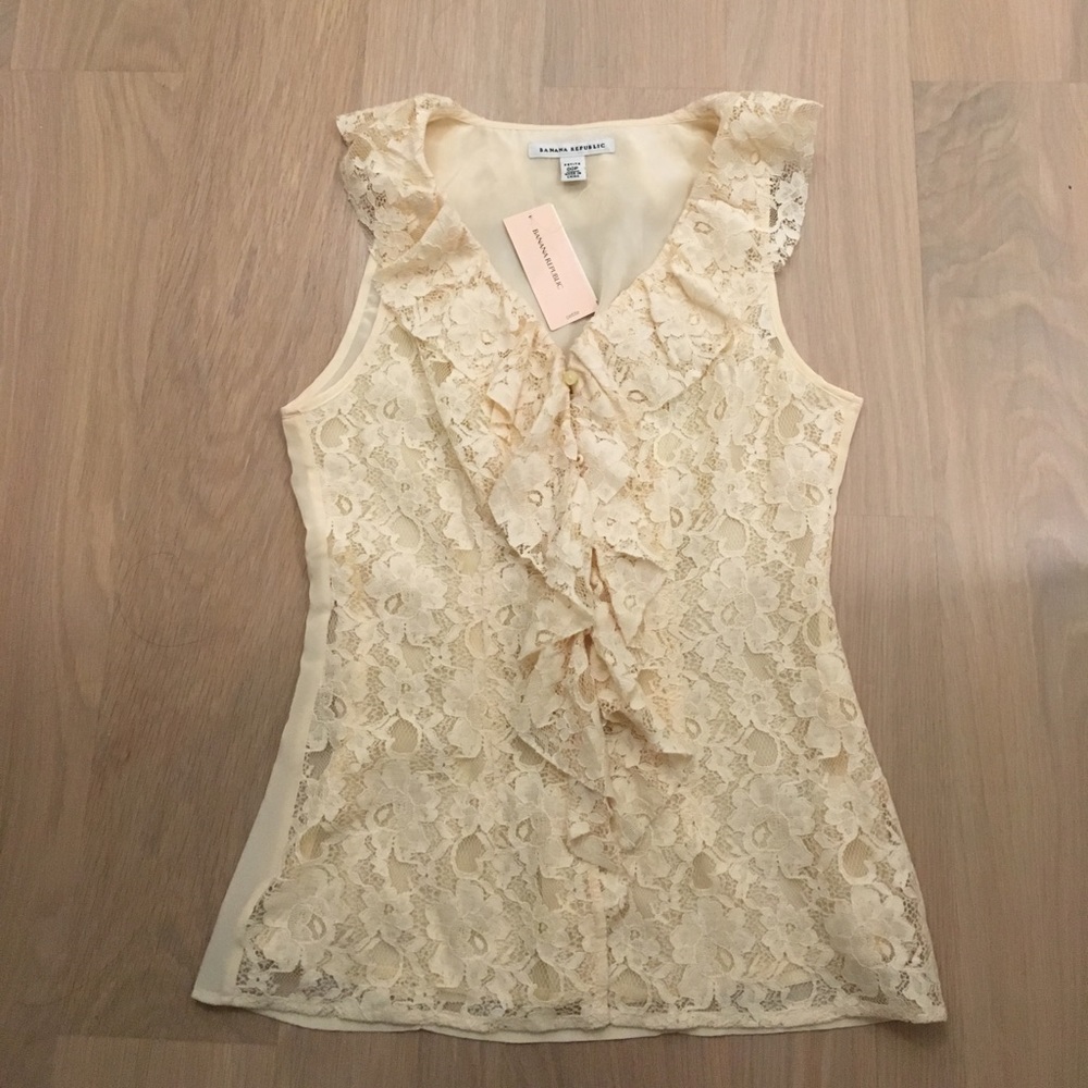 Banana Republic Lace Top