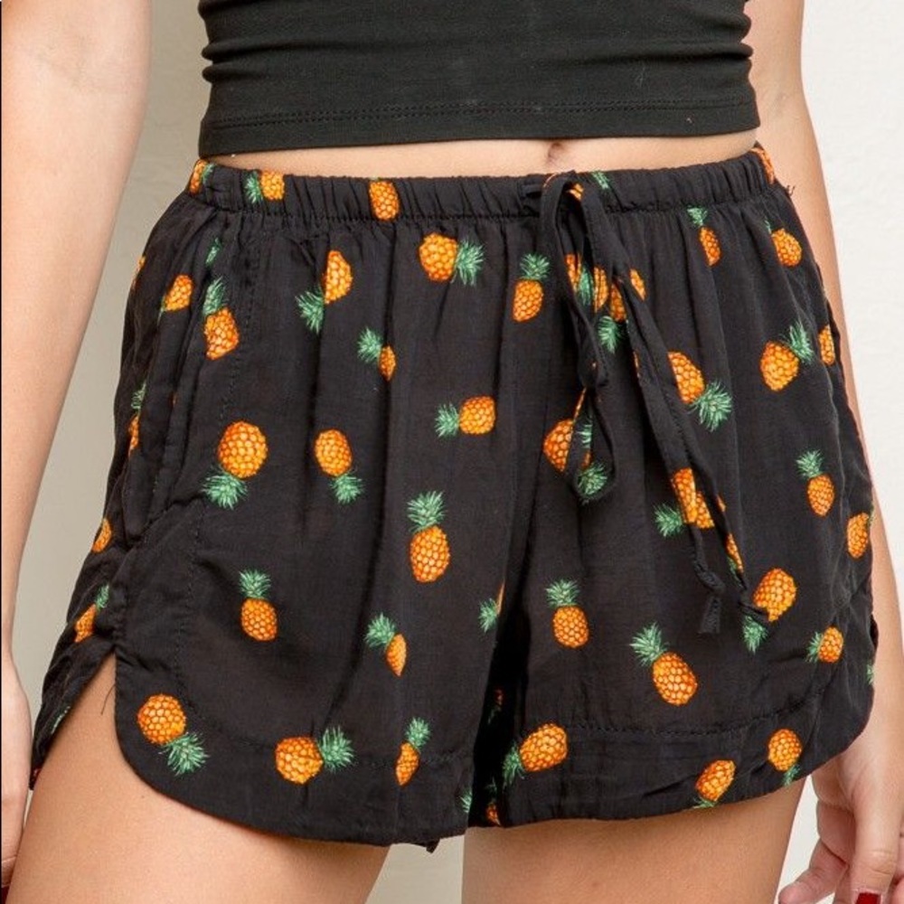 Rare Brandy Melville Pineapple Shorts