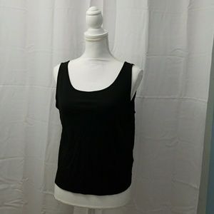 Eileen Fisher basic blk tank