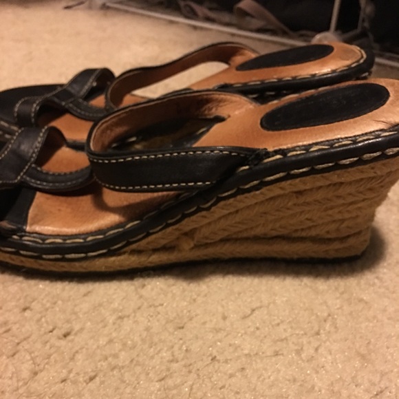 born wedges black