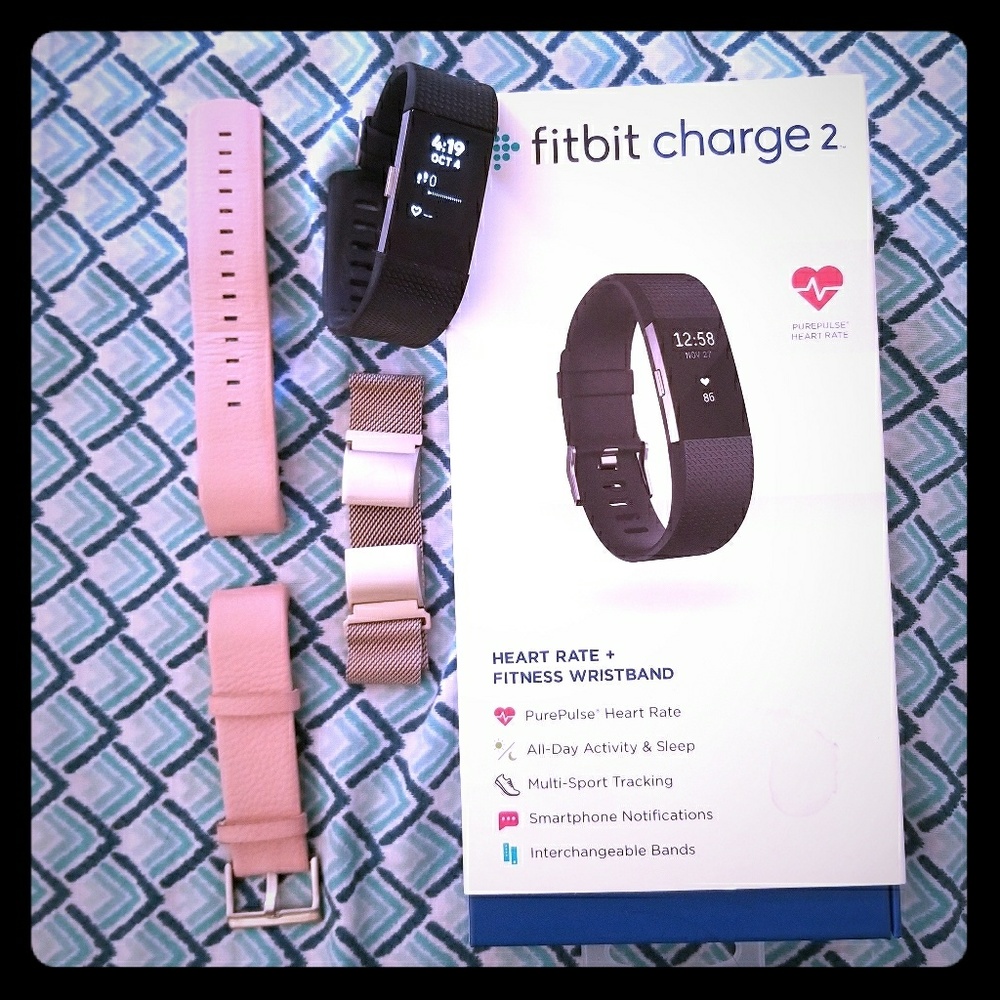 Fitbit charge 2/will include extra bands smartwatc