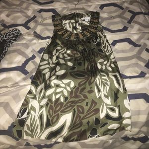 Halter style dress shirt