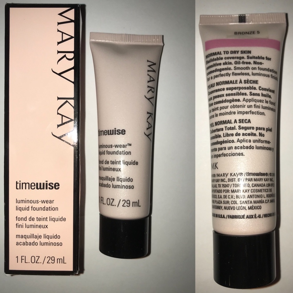 NIB MaryKay LuminousWear Bronze5 Liquid Foundation