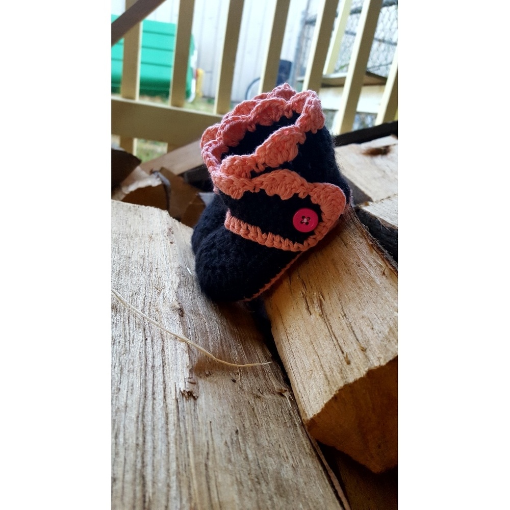 Adorable baby booties