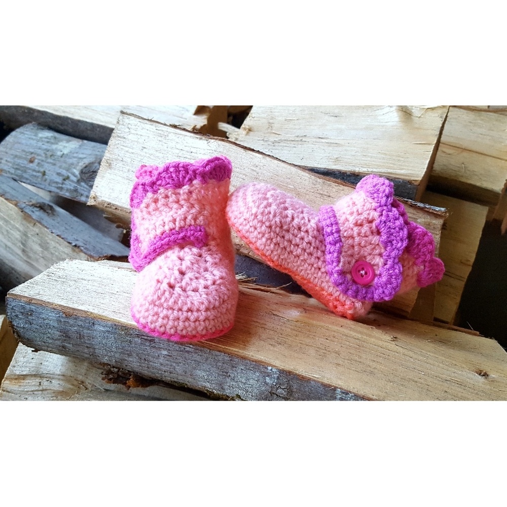 Adorable baby booties