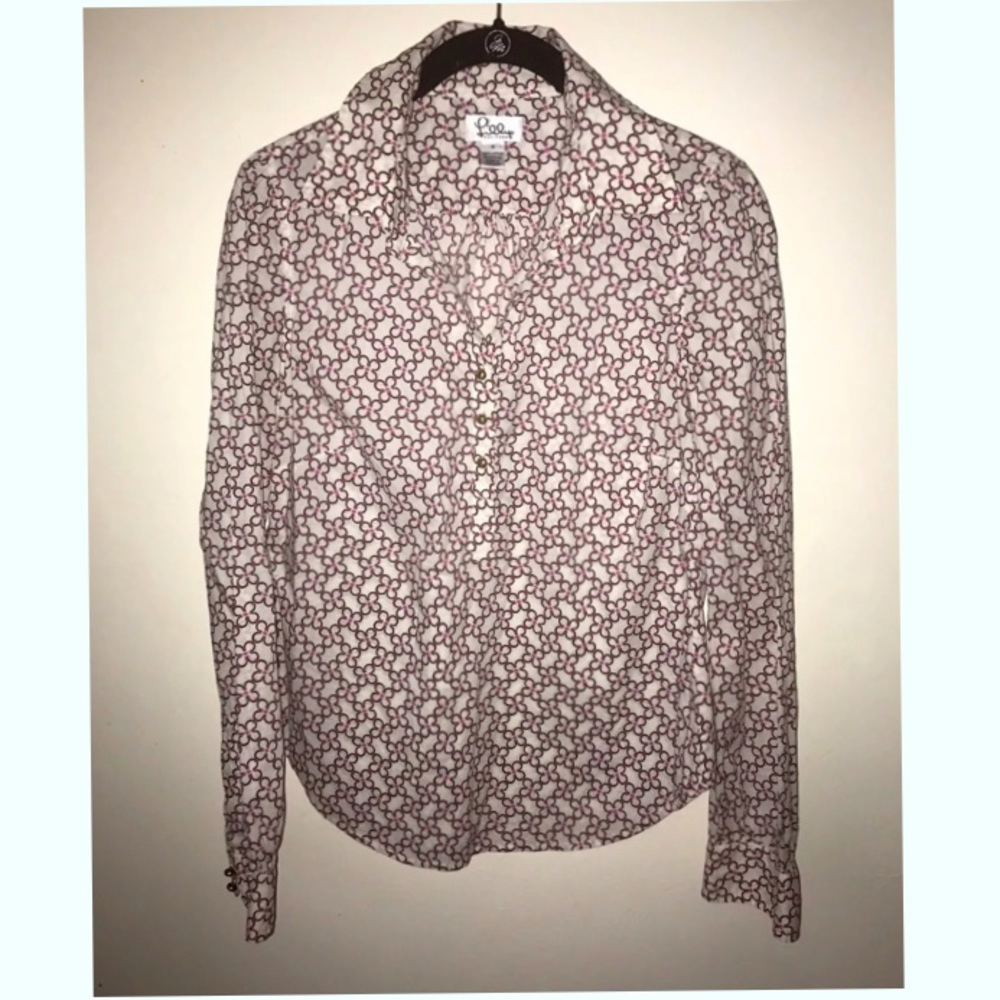 Lilly Pulitzer Printed  Long Sleeve Top
