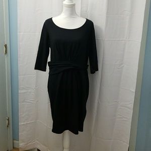 Peruvian connection blk sera sheath dress