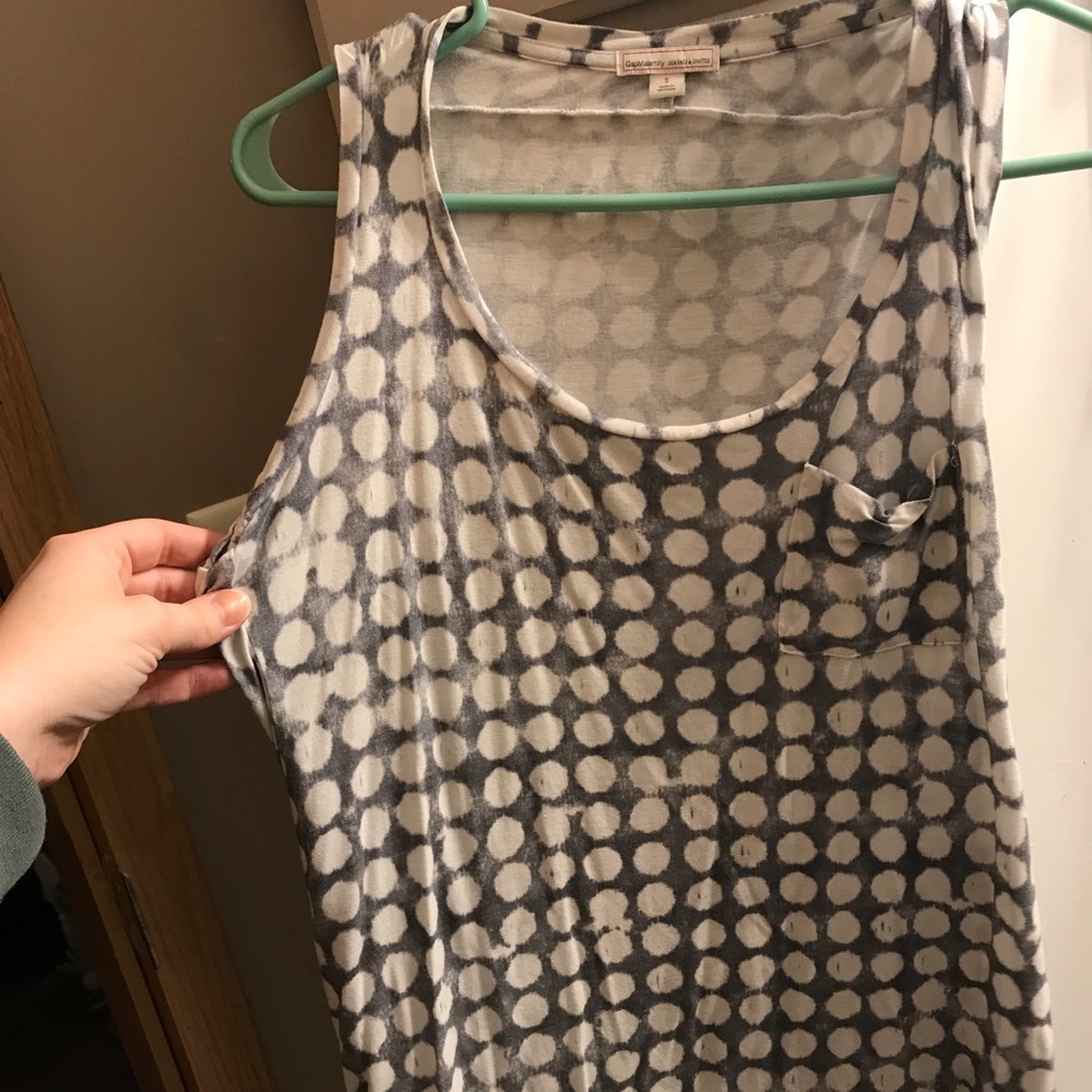Maternity gap top