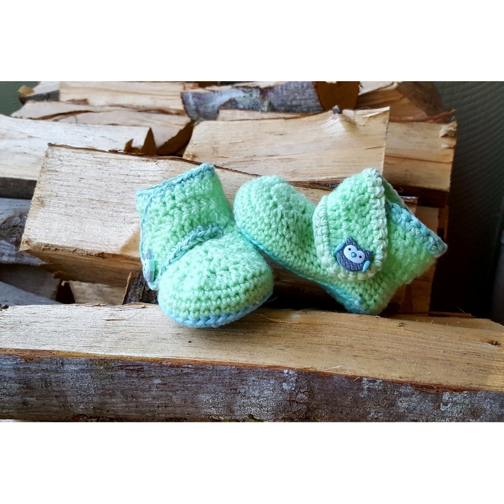 Adorable baby booties