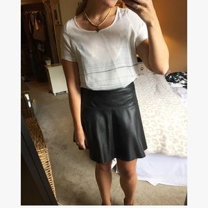 Gypsy 05 White Grey Silk Short Sleeve Blouse Top