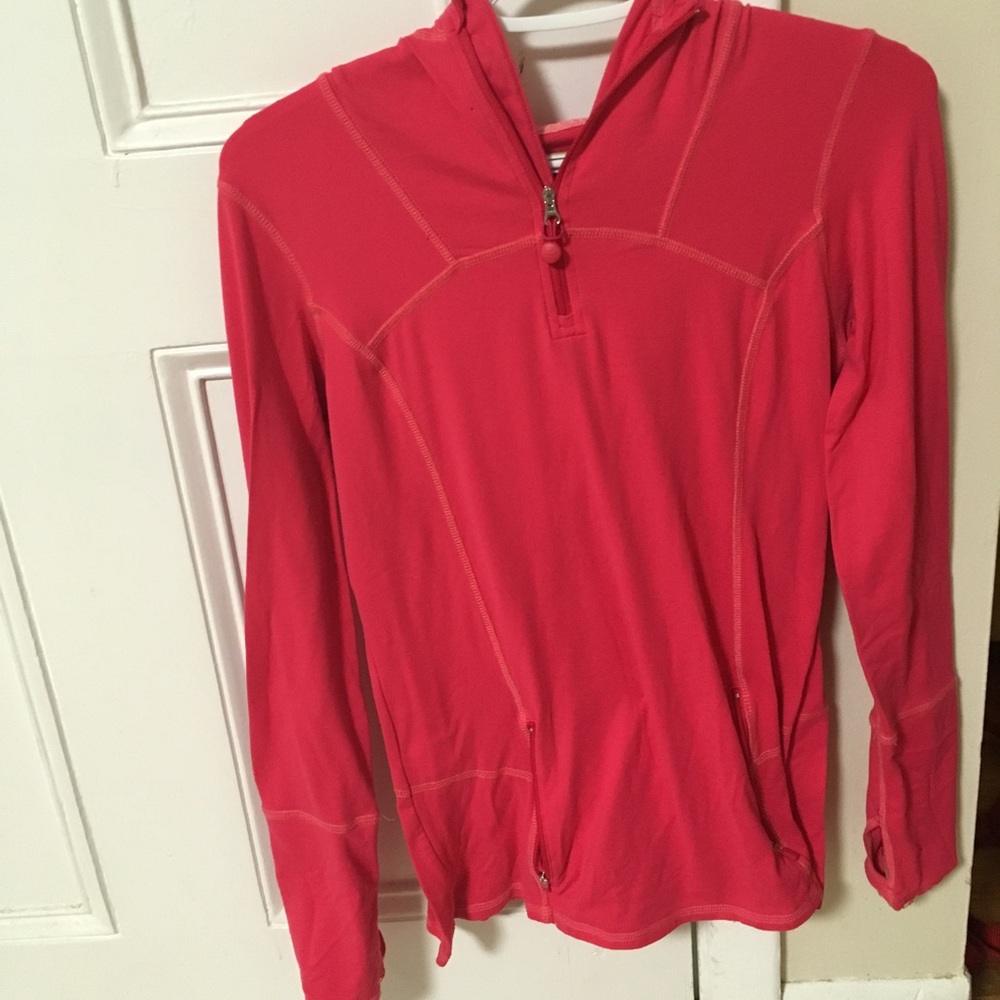 Almost new pink quarter zip fleece